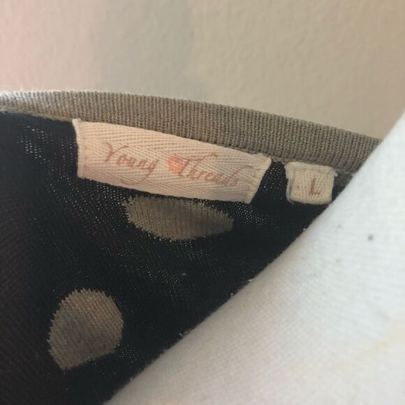 Young Threads Polka Dot V-Neck Sweater - Picture 5 of 5